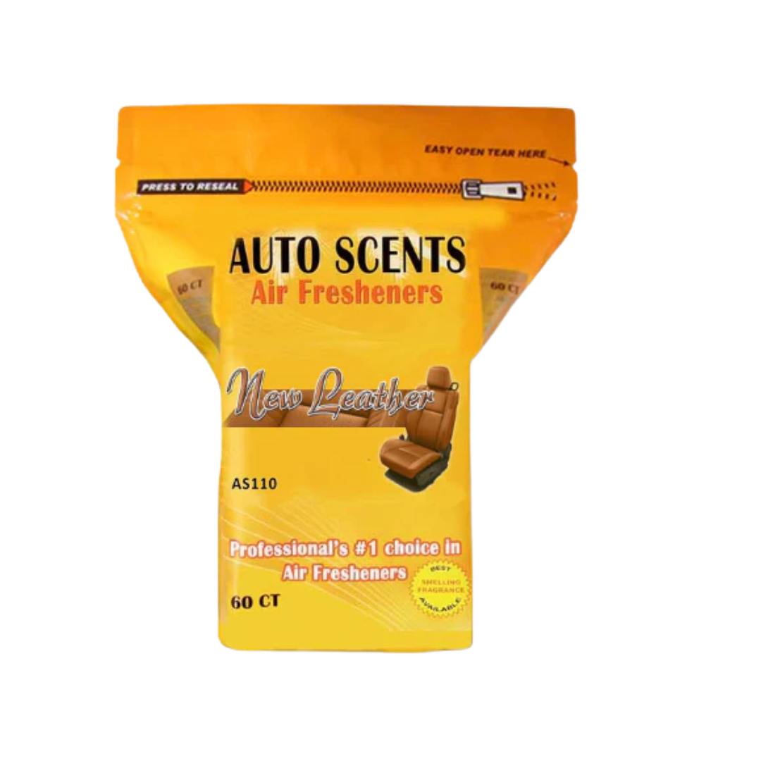 Auto Scents New Leather 60 Count Bag