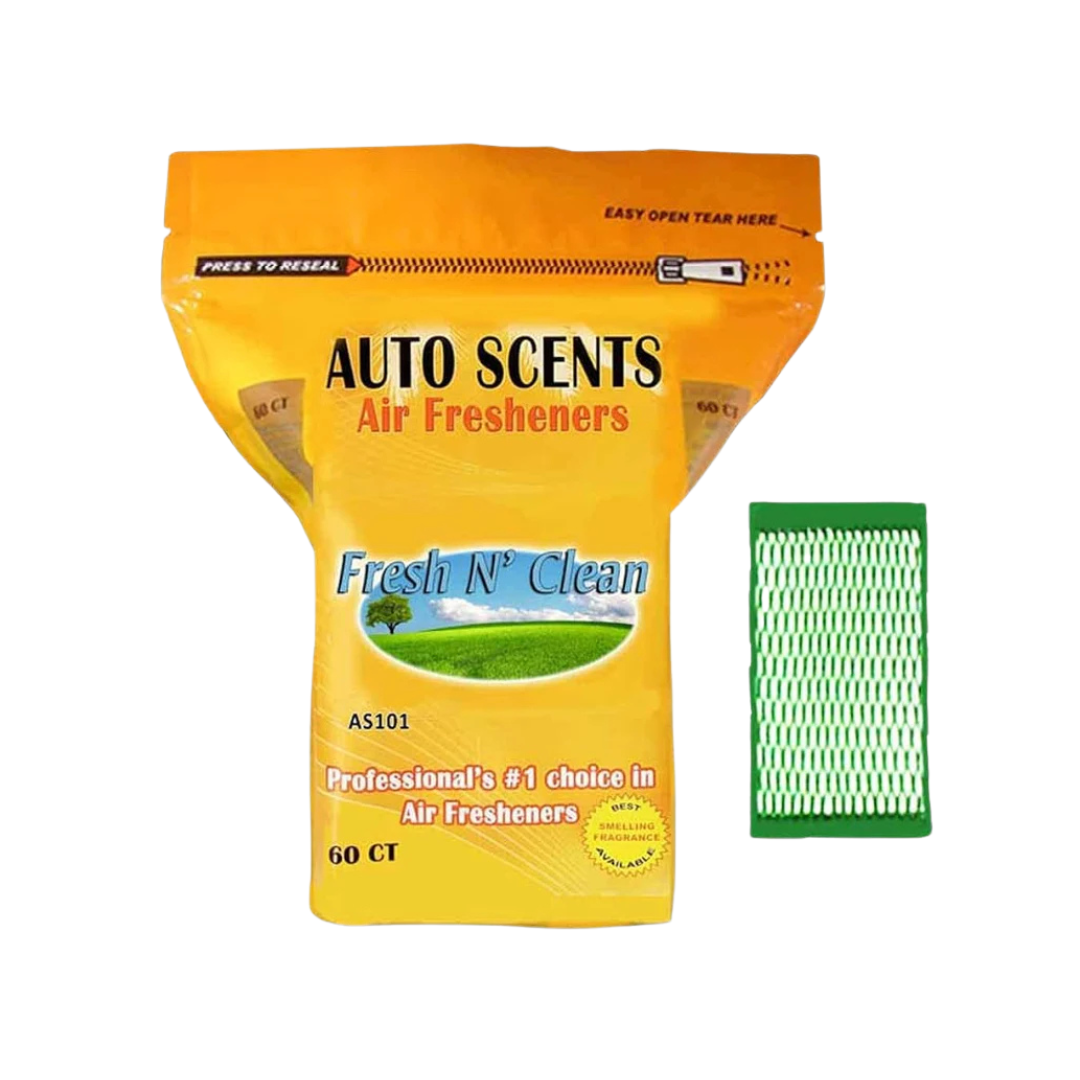 Auto Scents Fresh N' Clean 60 Count Bag