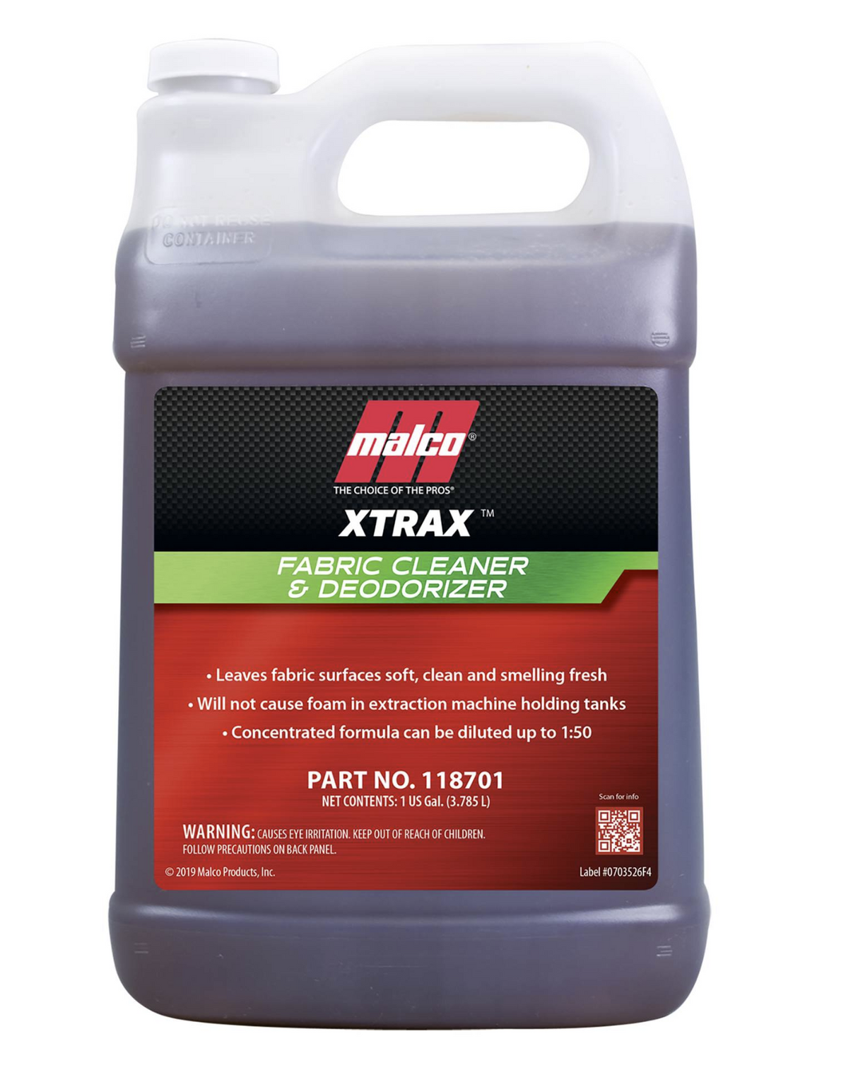 Xtrax™ Liquid Fabric Cleaner & Deodorizer