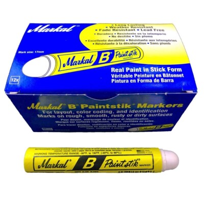 White Paintstik Original B Marker - Box of 12