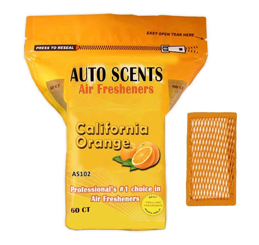 Auto Scents California Orange 60 Count Bag