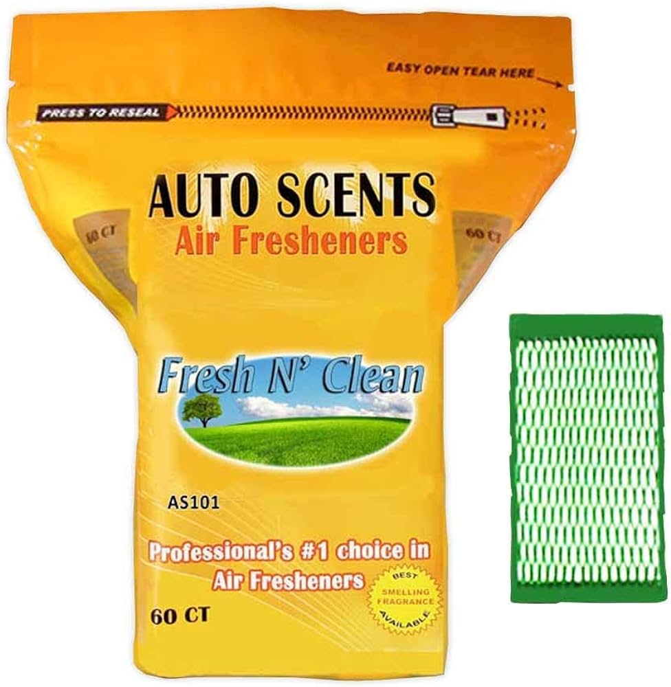 Auto Scents Fresh N' Clean 60 Count Bag