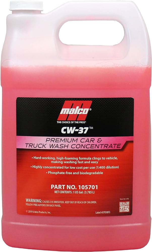 CW-37™ PREMIUM CAR & TRUCK WASH CONCENTRATE