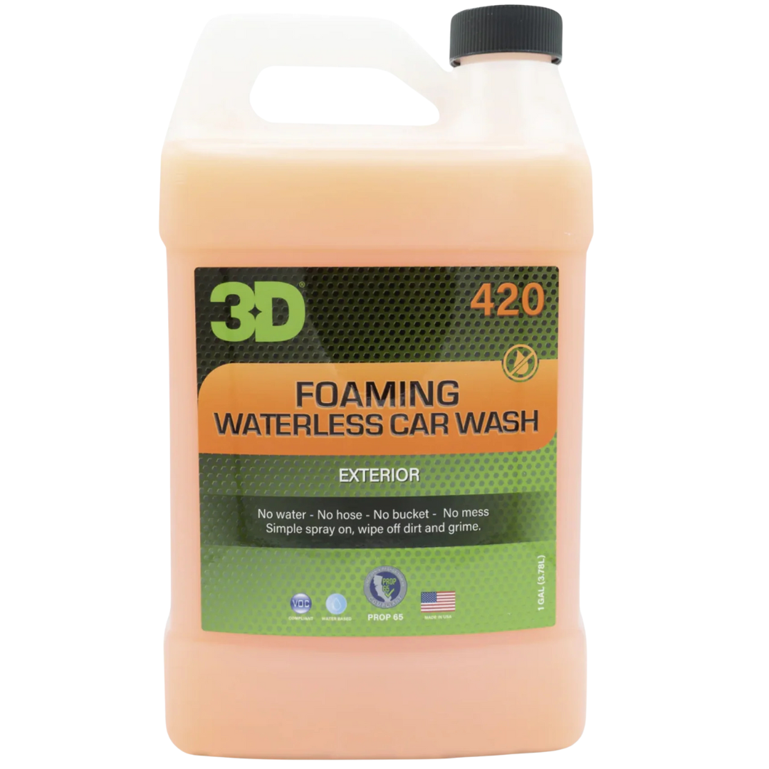 FOAMING WATERLESS CAR WASH