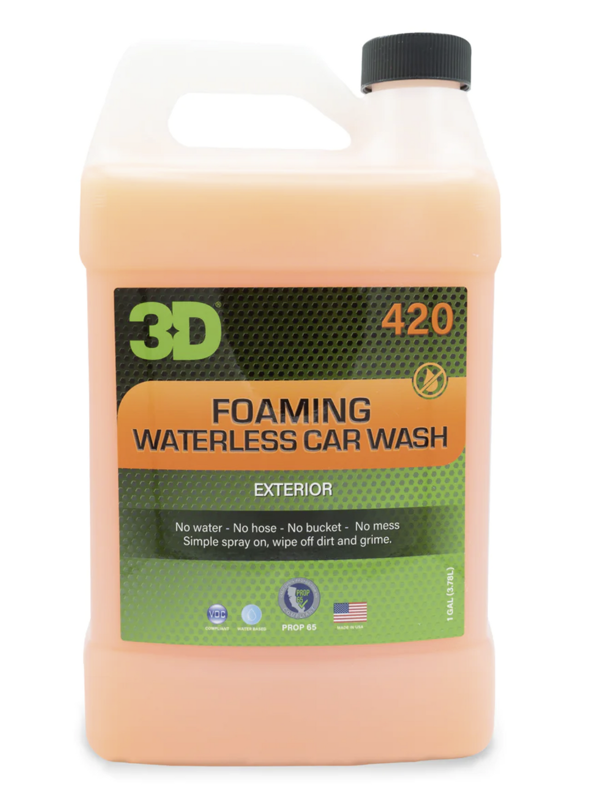 FOAMING WATERLESS CAR WASH