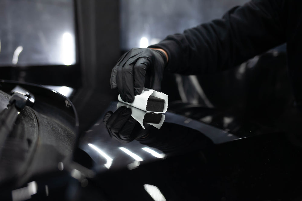 Applying ceramic coating to automotive paint
